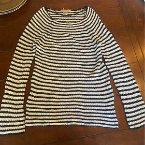 Striped sweater dress